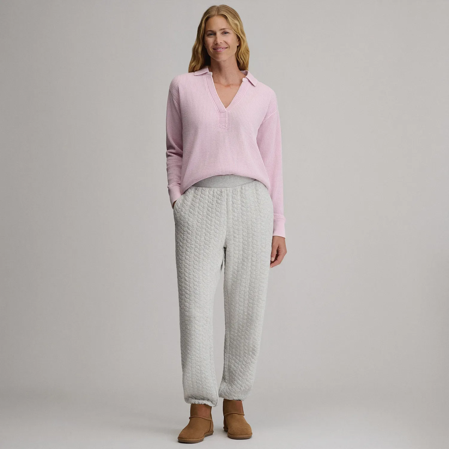 Eddie Bauer Lounge Thermal bluza dama Shell vafelata