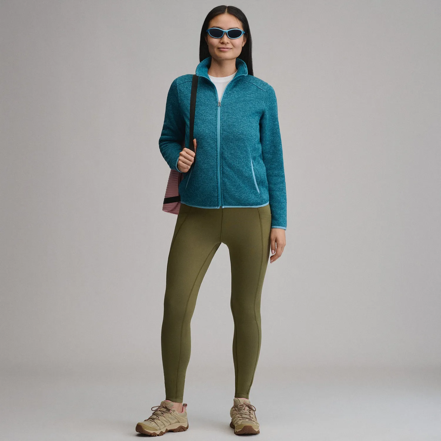 Eddie Bauer Radiator 2.0 geaca fleece gri deschis calduroasa