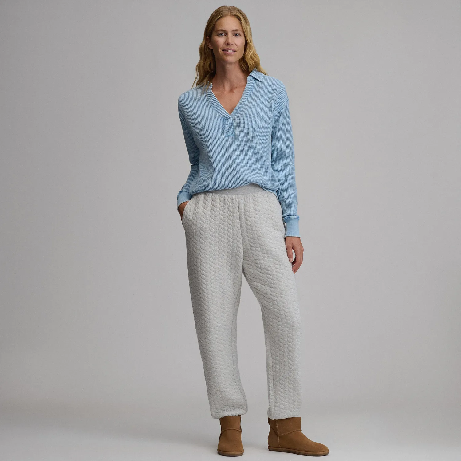 Eddie Bauer Lounge Thermal bluza dama Shell vafelata