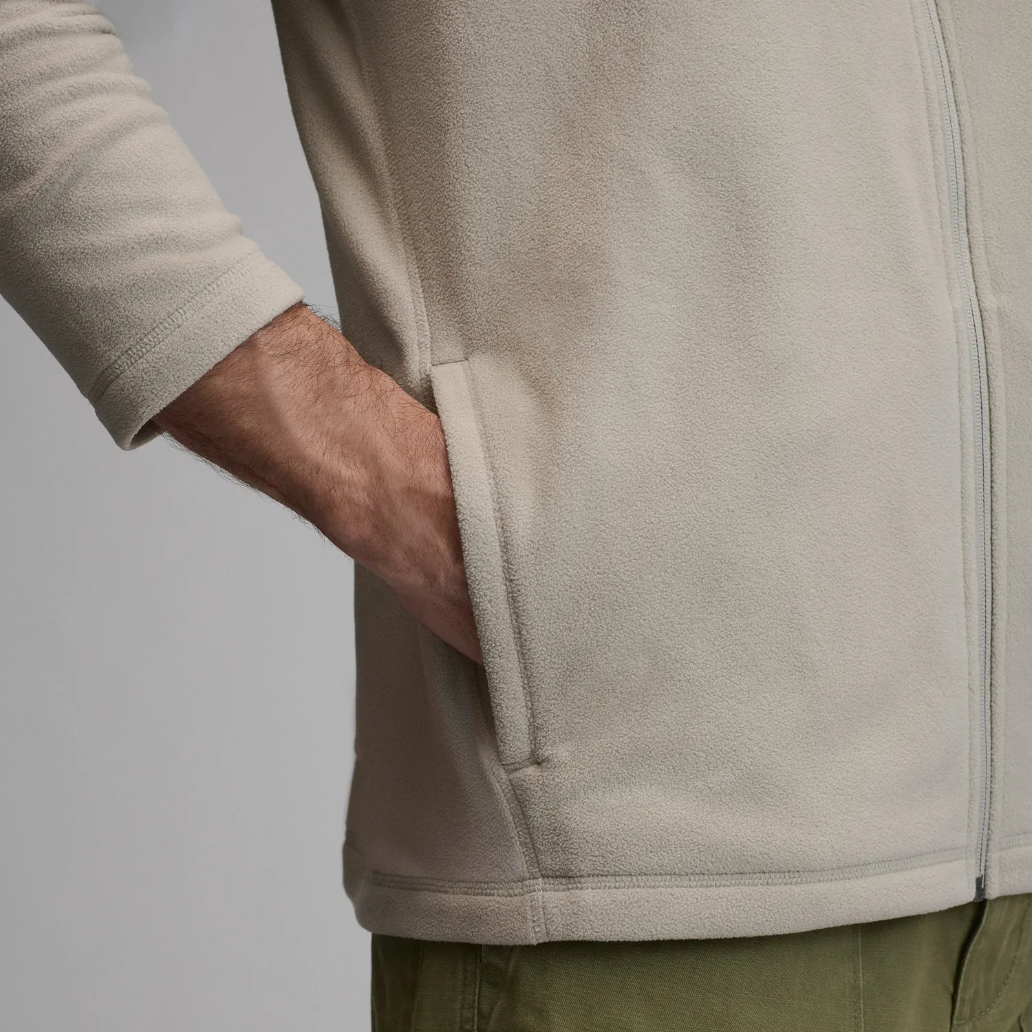 Eddie Bauer Quest 2.0 Full-Zip jacheta polar barbati Dark Fatigue
