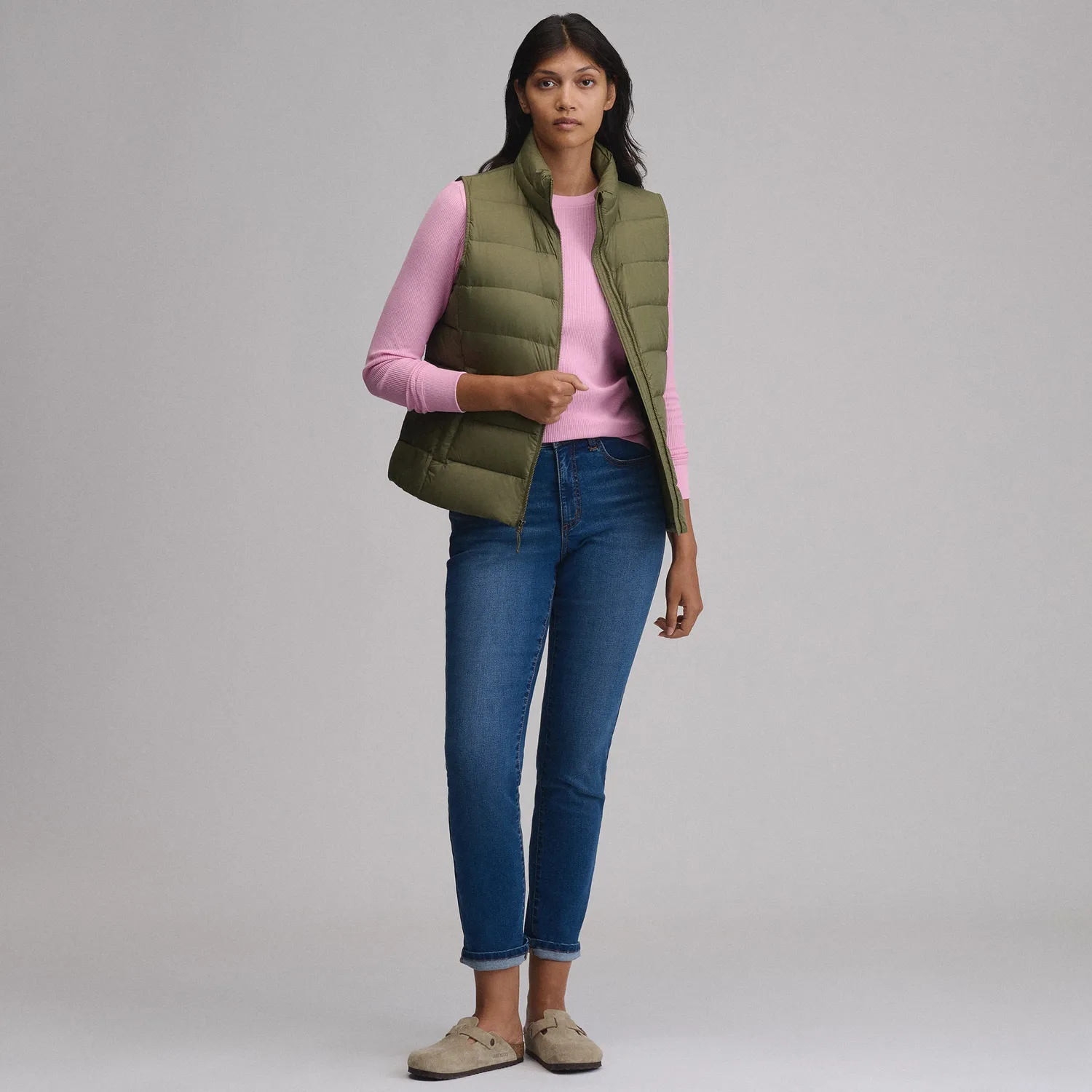 Eddie Bauer CirrusLite vesta puf dama neagra