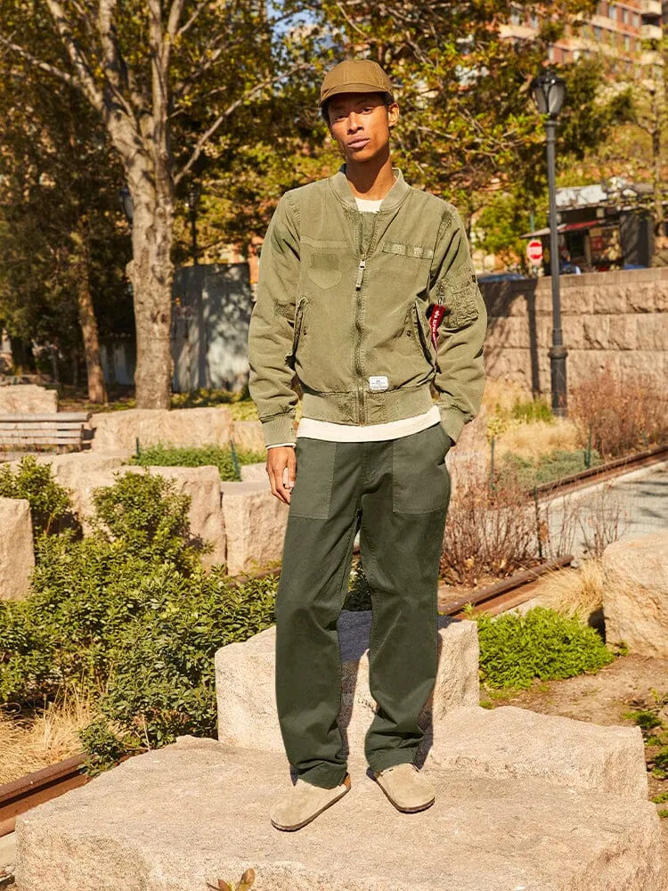 Alpha Industries Fatigue OG-107 pantaloni barbati verde bumbac