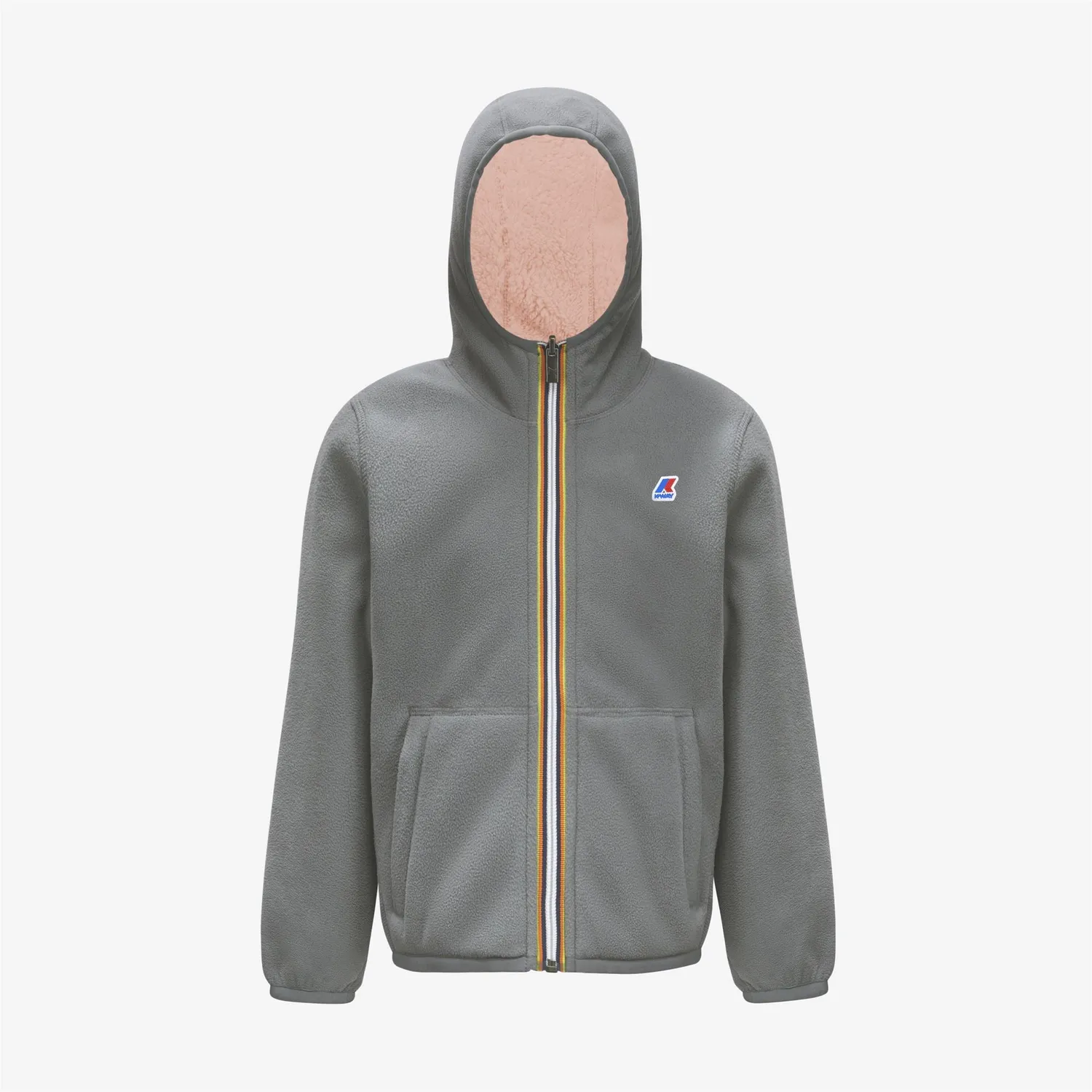 K-Way Lily Polar Double fleece fete gri-roz