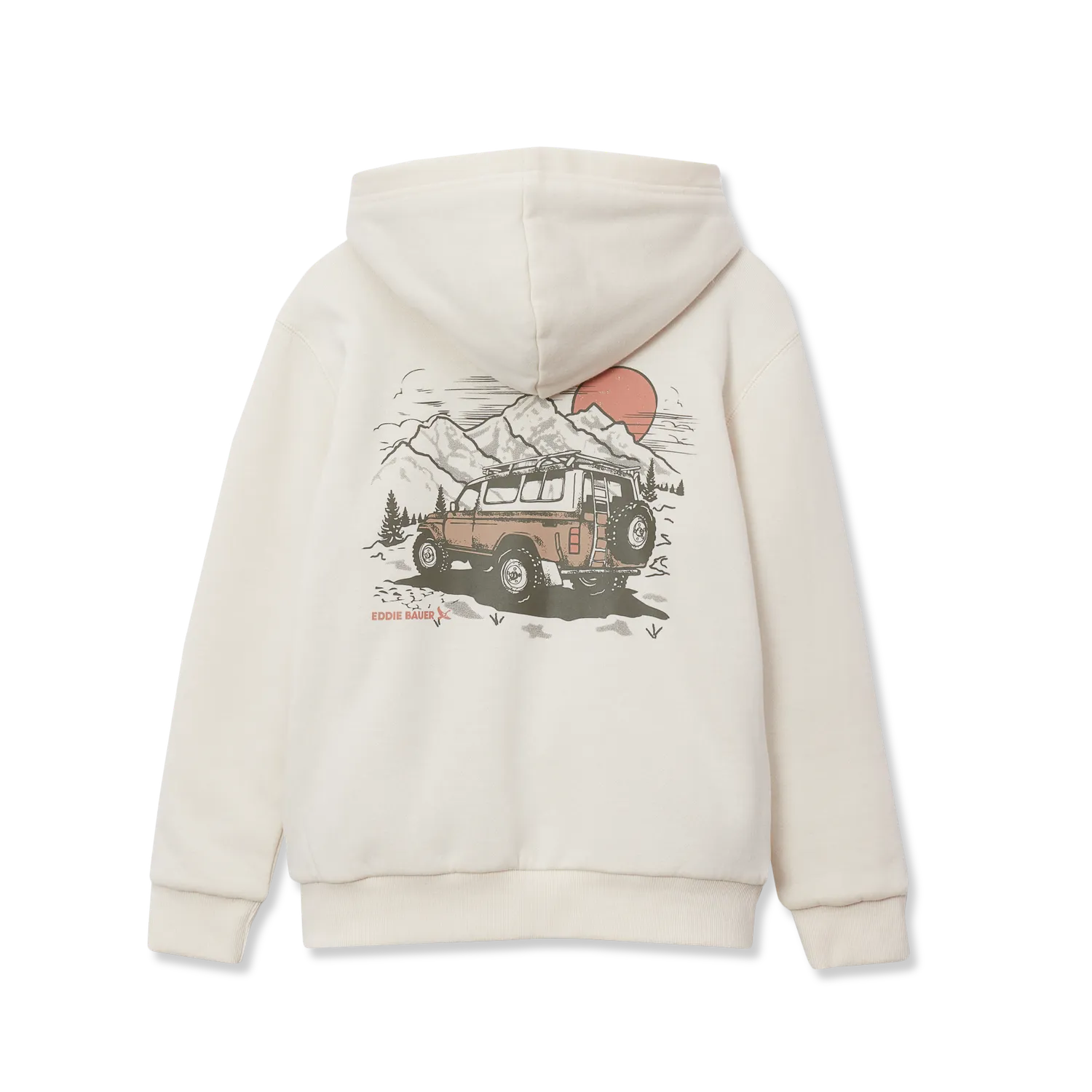 Eddie Bauer Camp Fleece hanorac baieti Cabernet calduros