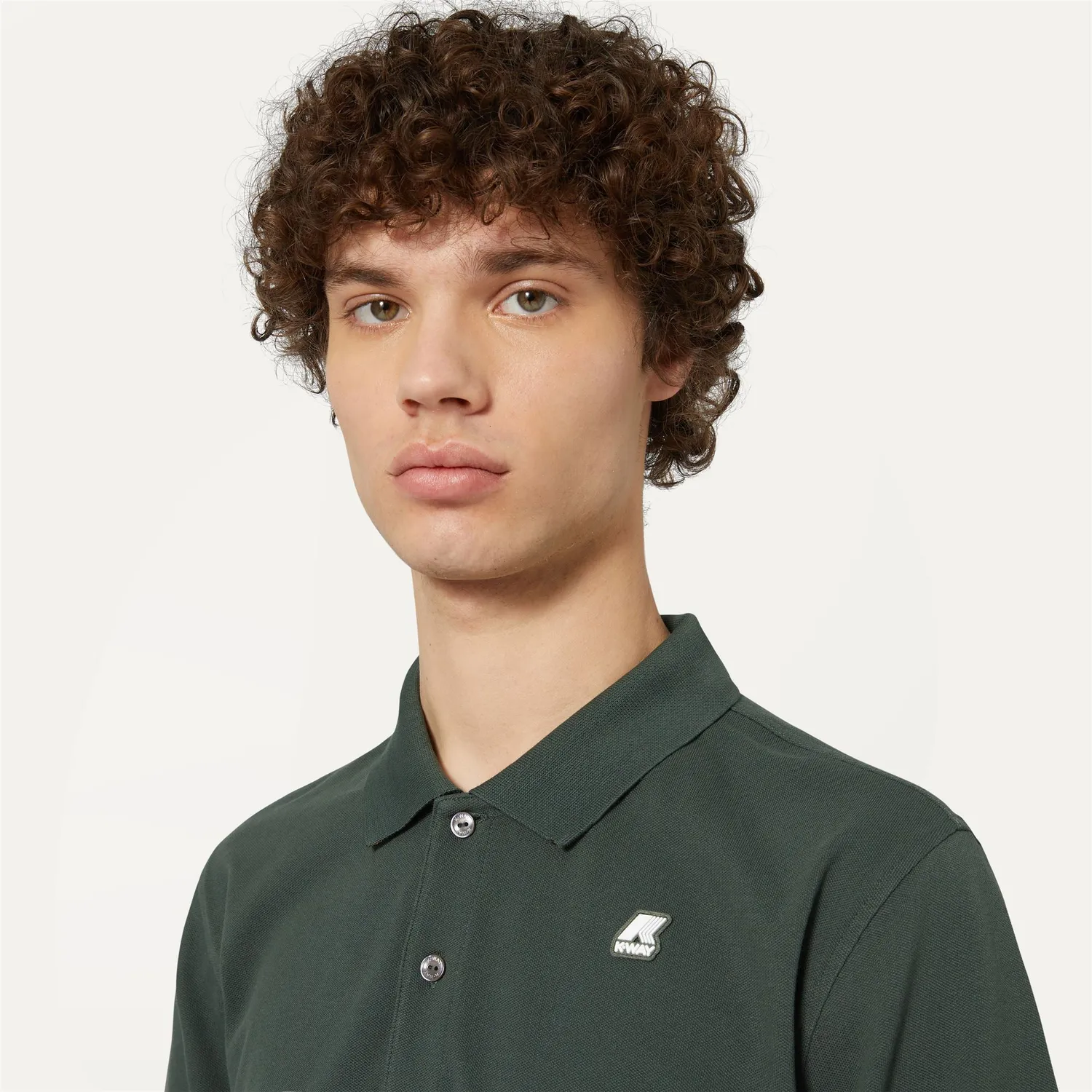 K-Way Vincent K7121IW polo barbati verde bumbac