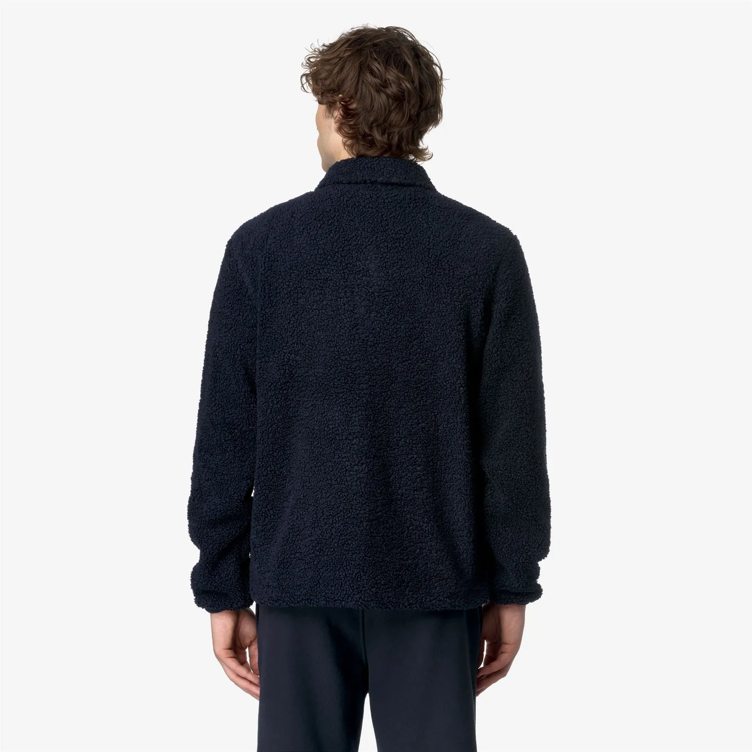 K-Way Cameron Sherpa Polar fleece bărbați albastru