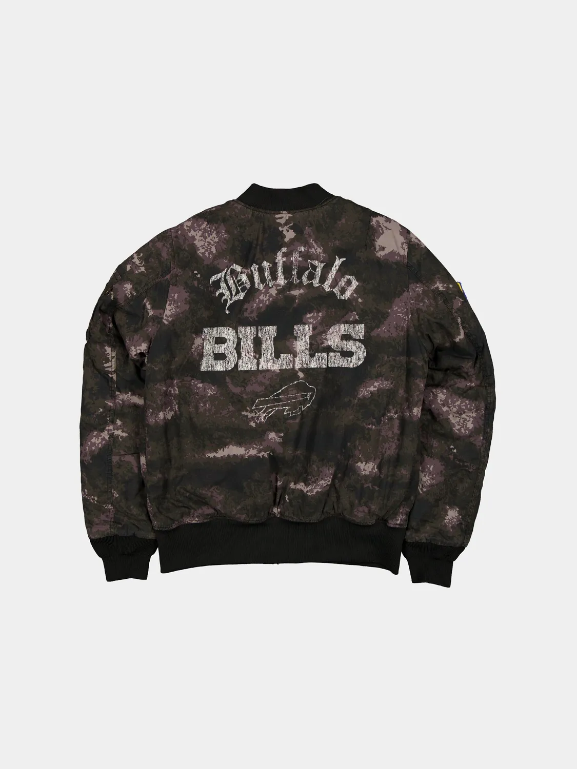 Alpha Industries MA-1 geaca bomber neagra Bills camo