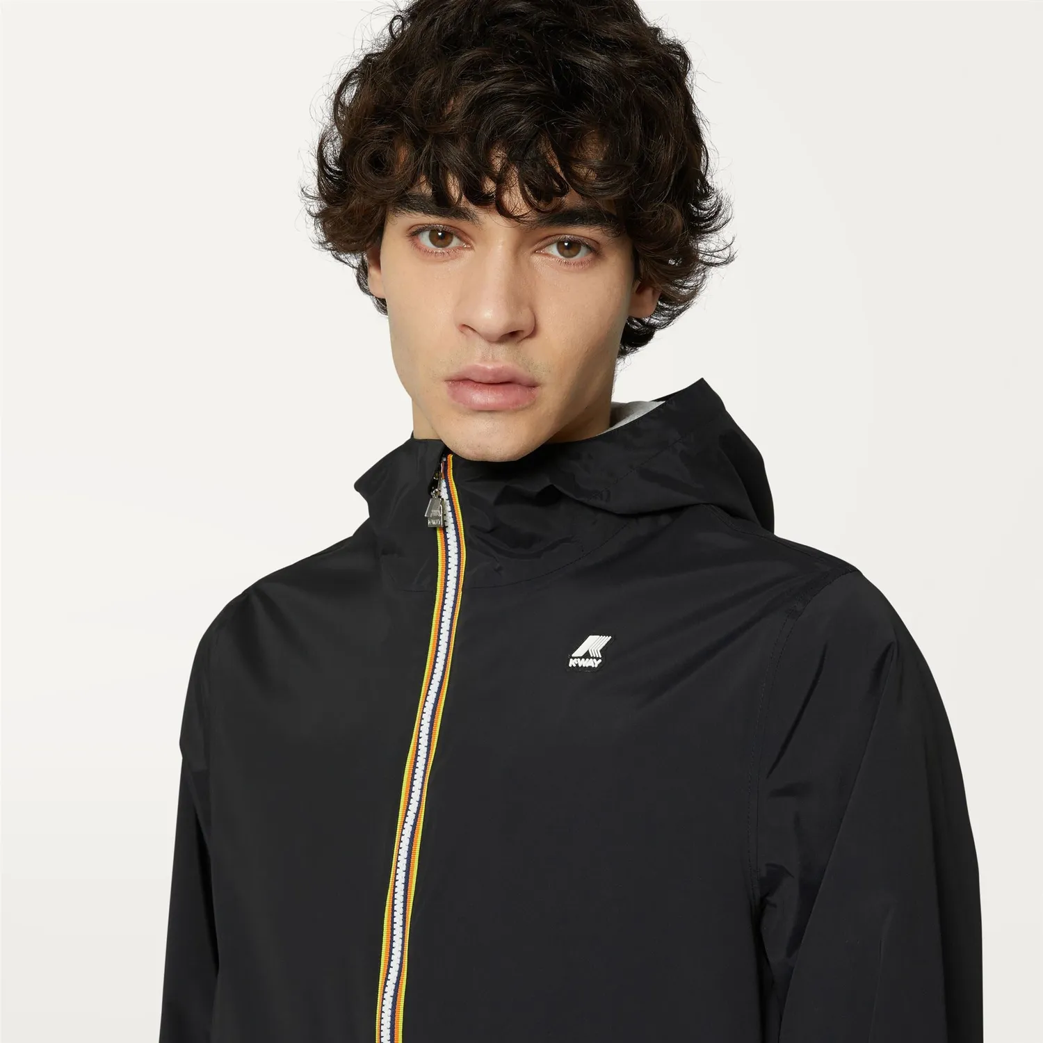 K-Way Jack Stretch Nylon Jersey geaca barbati negru