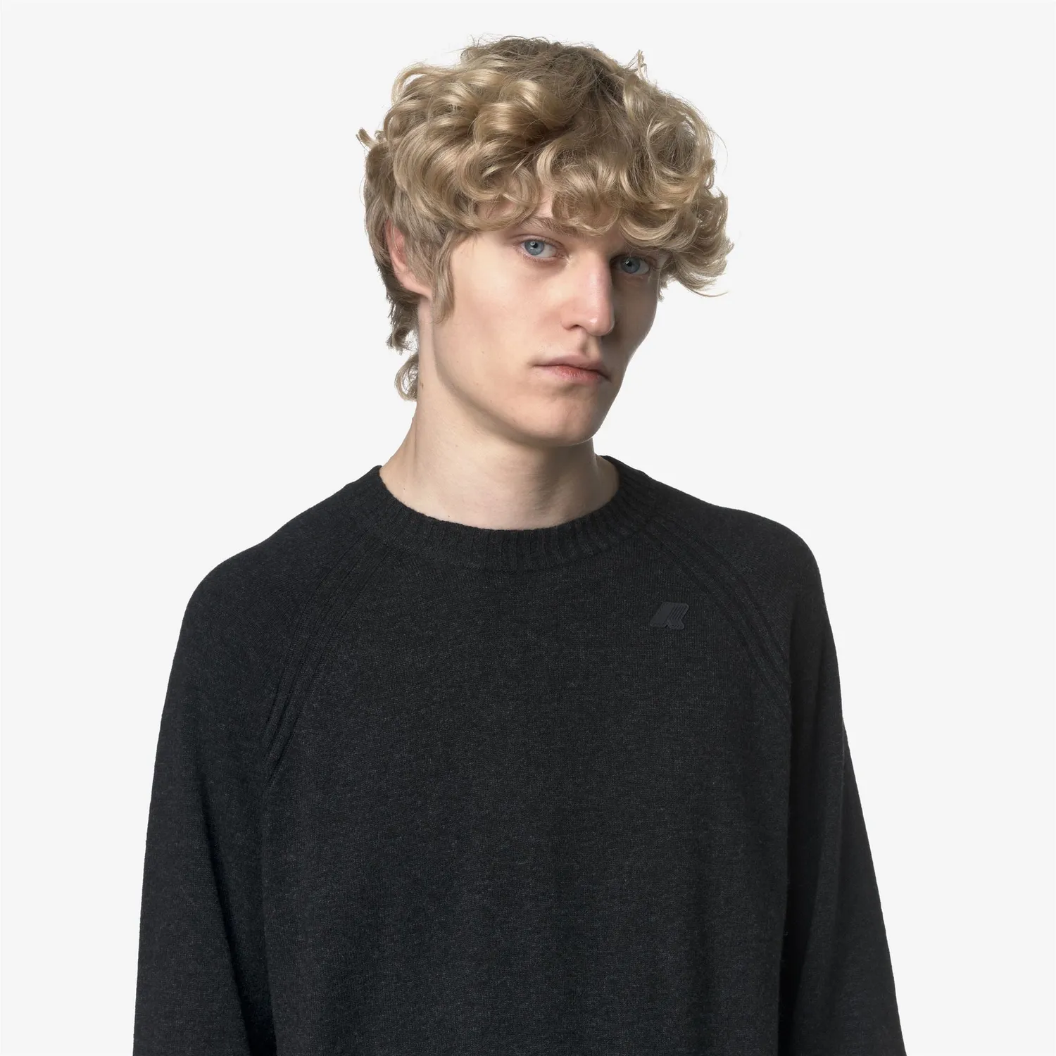 K-Way Sebas Wool Cashmere pulover carbon mel regular