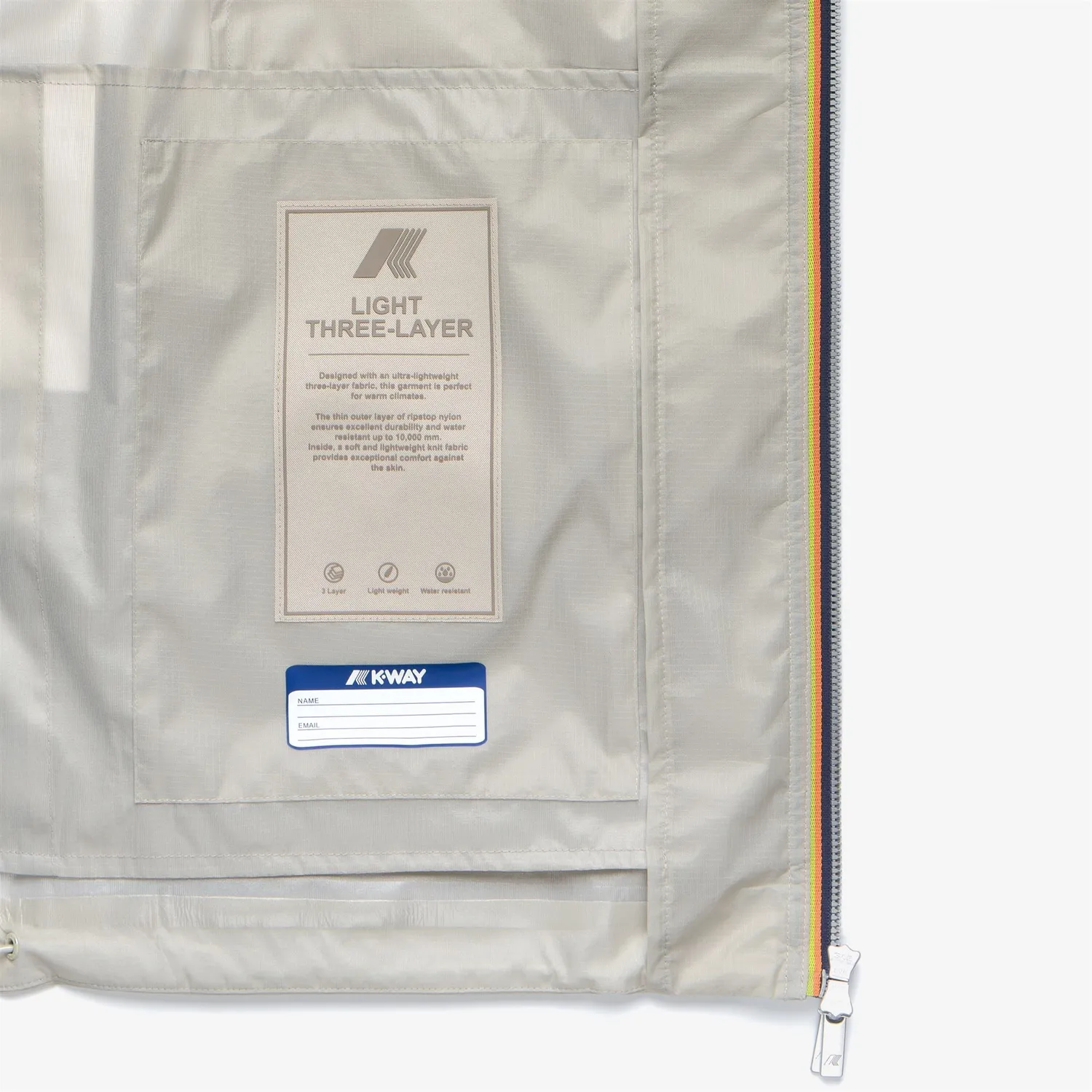 K-Way Clad Extra Light 3L geaca barbati bej usoara