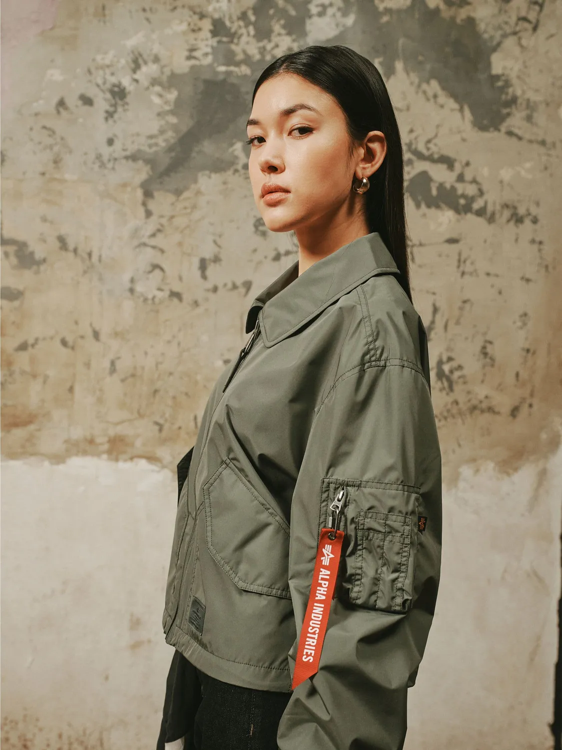 Alpha Industries CWU 36/P geaca bomber gri dama