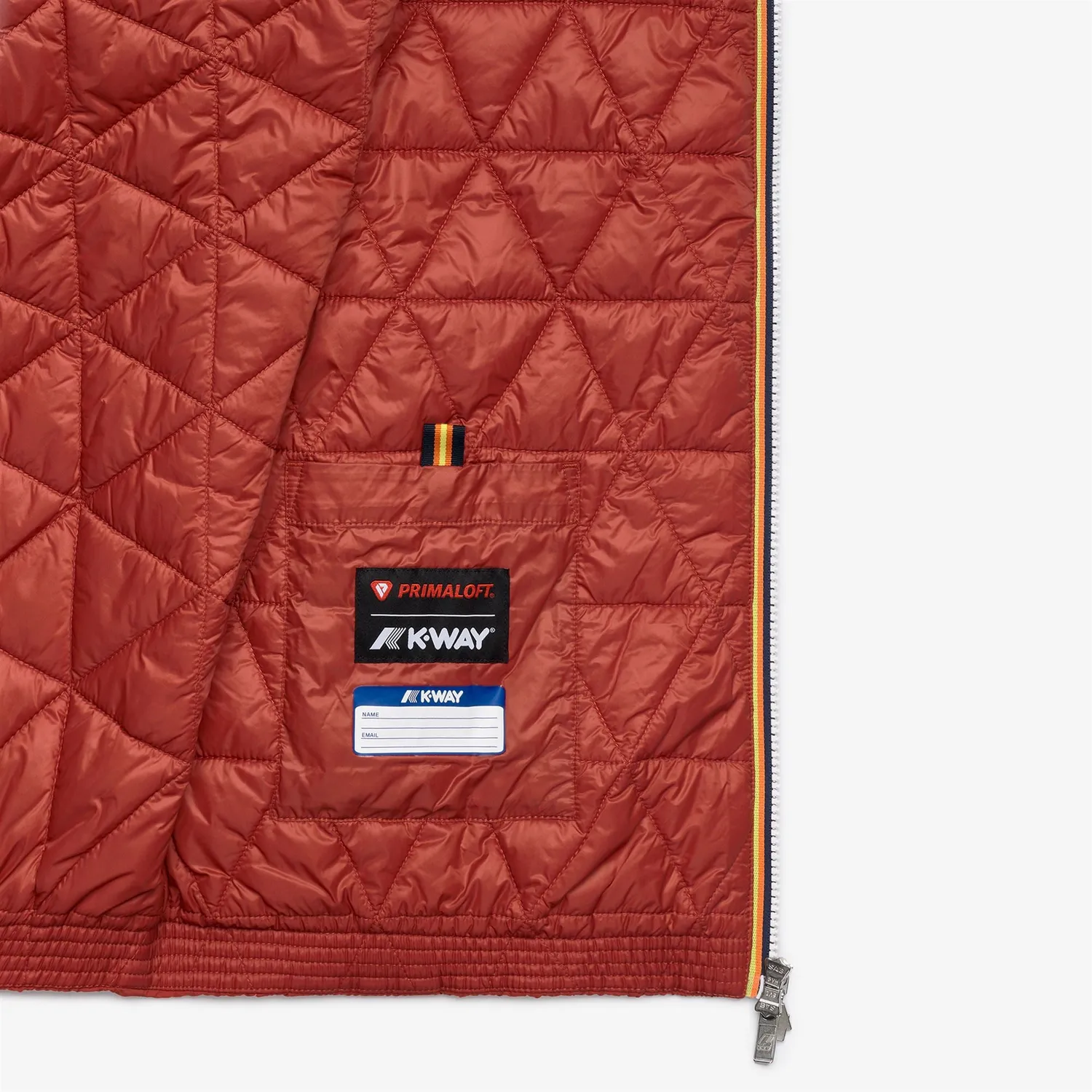 K-Way Jack Plain Warm geaca rosie cu Primaloft