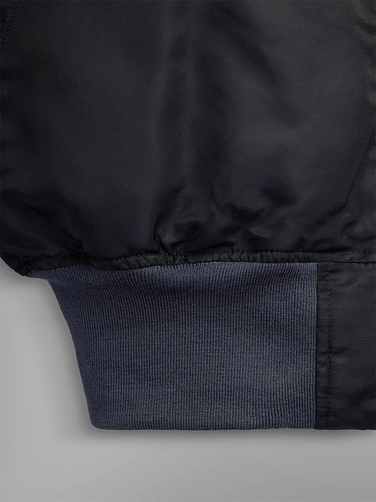 Alpha Industries 1960s MA-1 geaca bomber neagra nailon