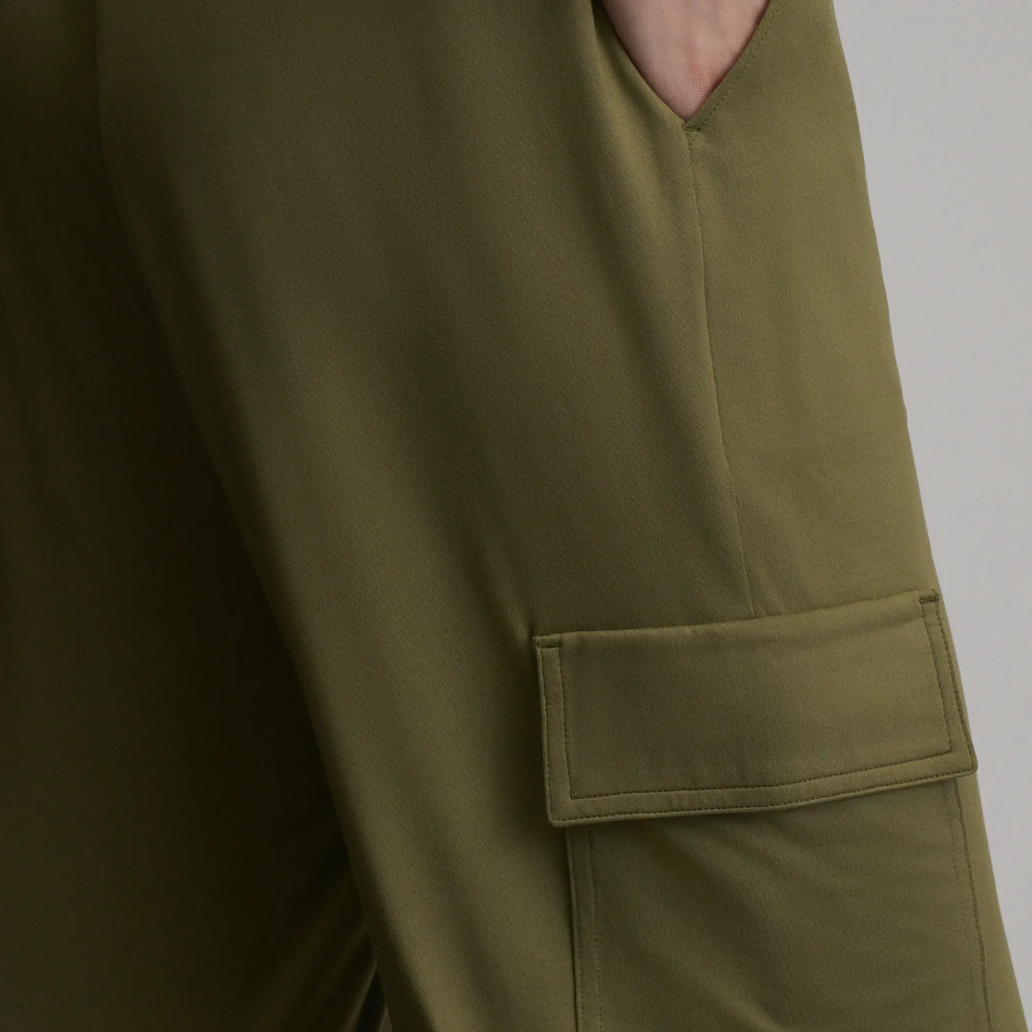 Eddie Bauer Sightseer Knit Cargo pantaloni negri dama