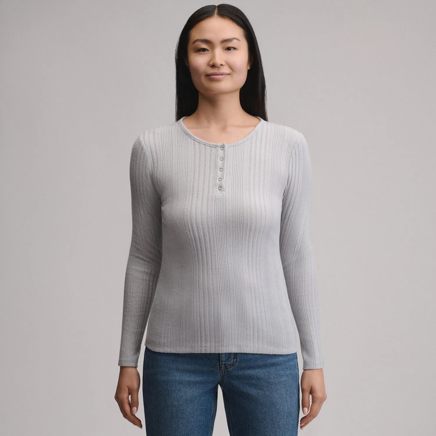 Eddie Bauer Henley bluza dama maneca lunga moale