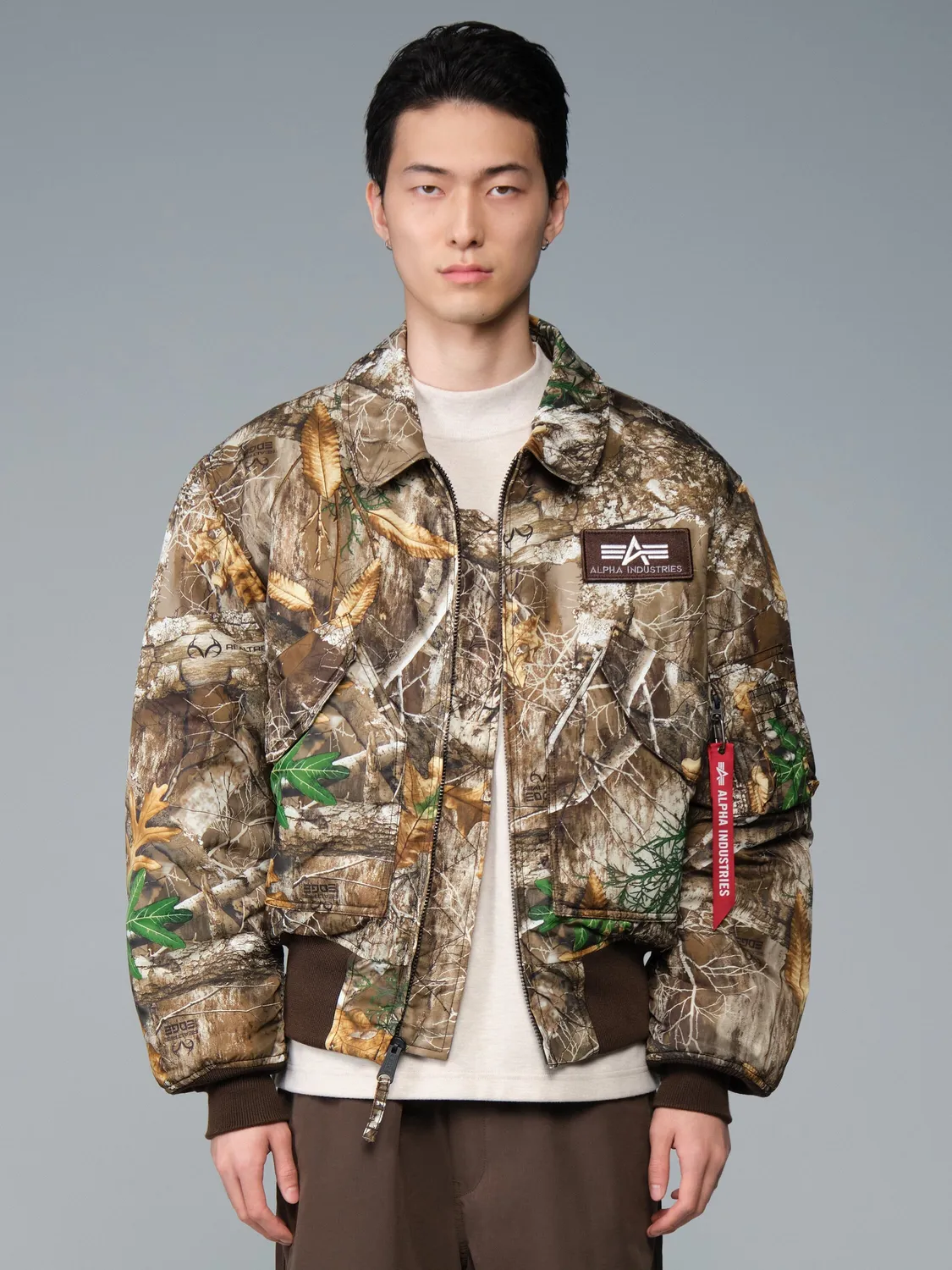 Alpha Industries CWU 45/P Heritage geacă bomber camuflaj Realtree