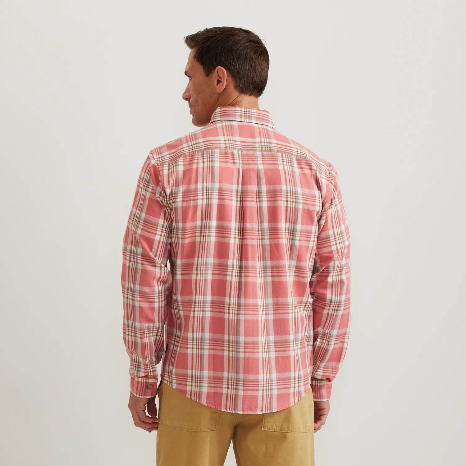 Eddie Bauer Tidelands cămașă mânecă lungă Blue Fog bumbac