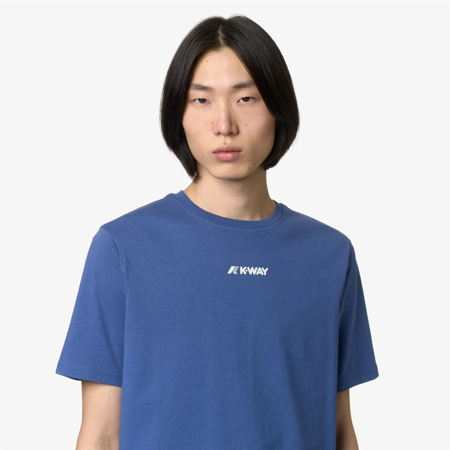 K-Way Odom Established tricou albastru slim