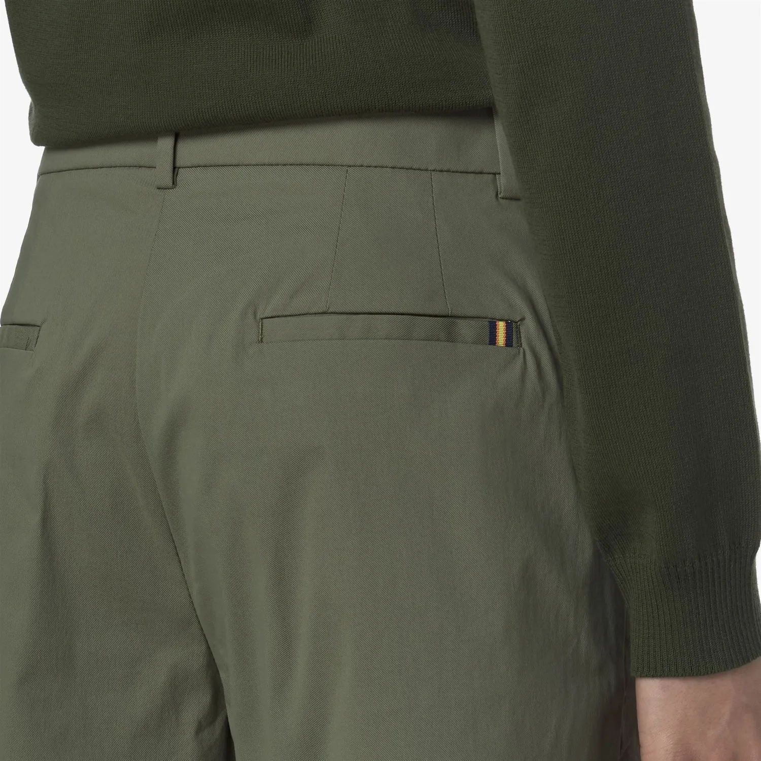 K-Way Nive bermude dama verde lichen stretch