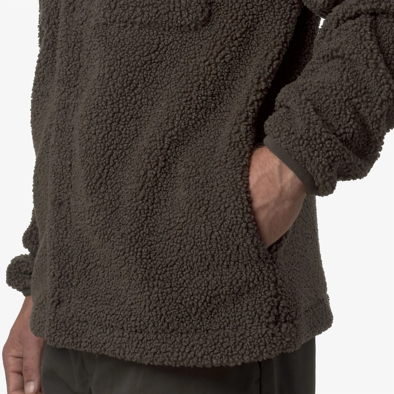 K-Way Cameron Sherpa Polar cămașă neagră fleece