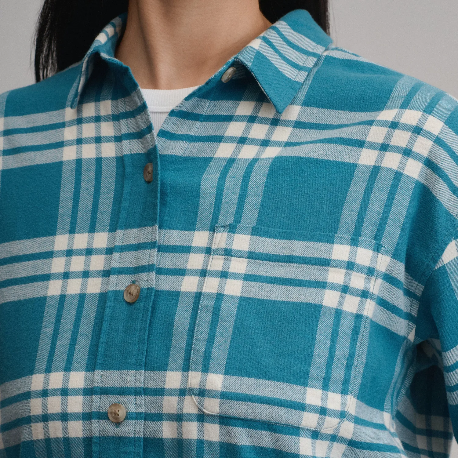 Eddie Bauer Field Flex camasa flanel dama roz relaxata