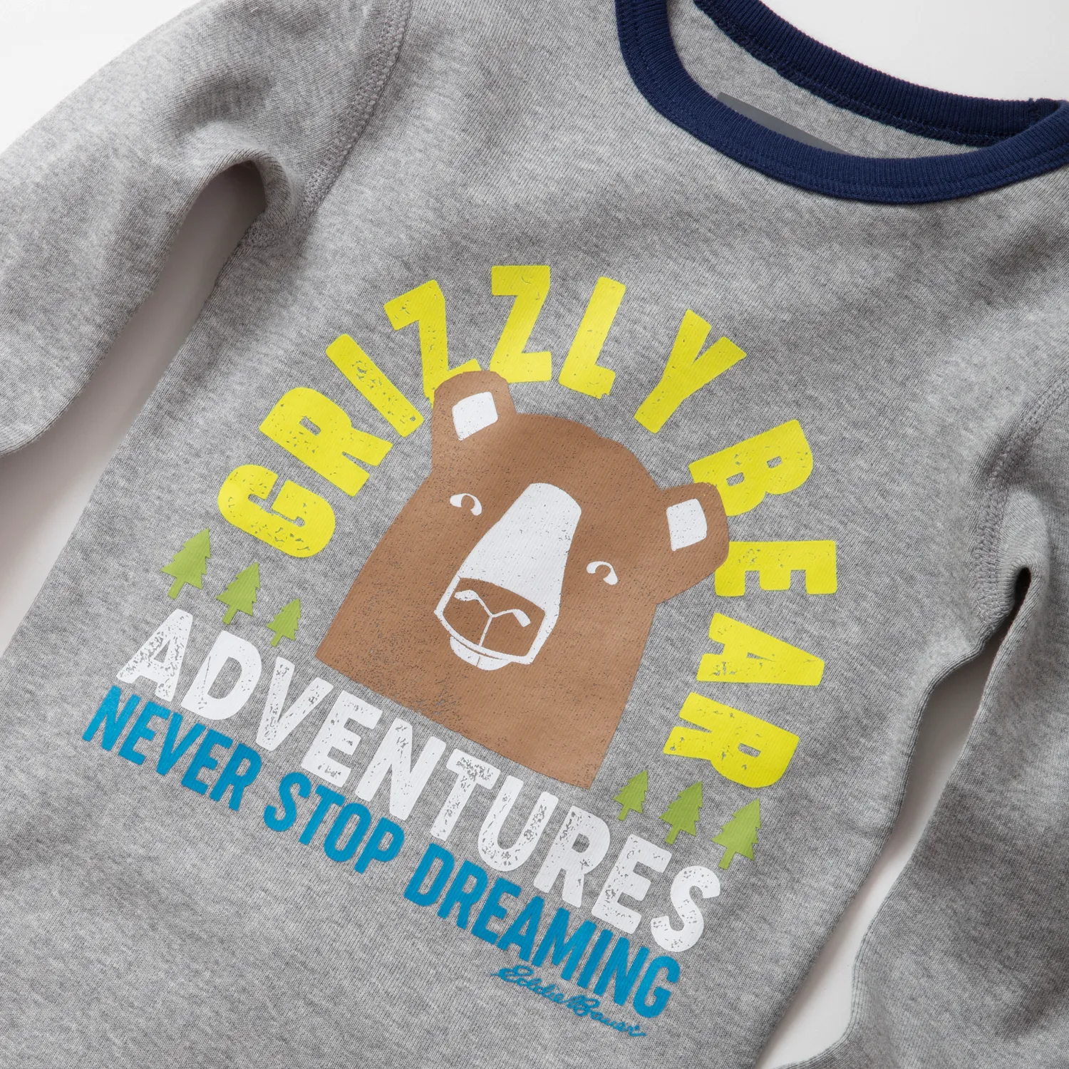 Eddie Bauer Toddler Boys Cotton Sleep Set pijama Grey Heather bumbac