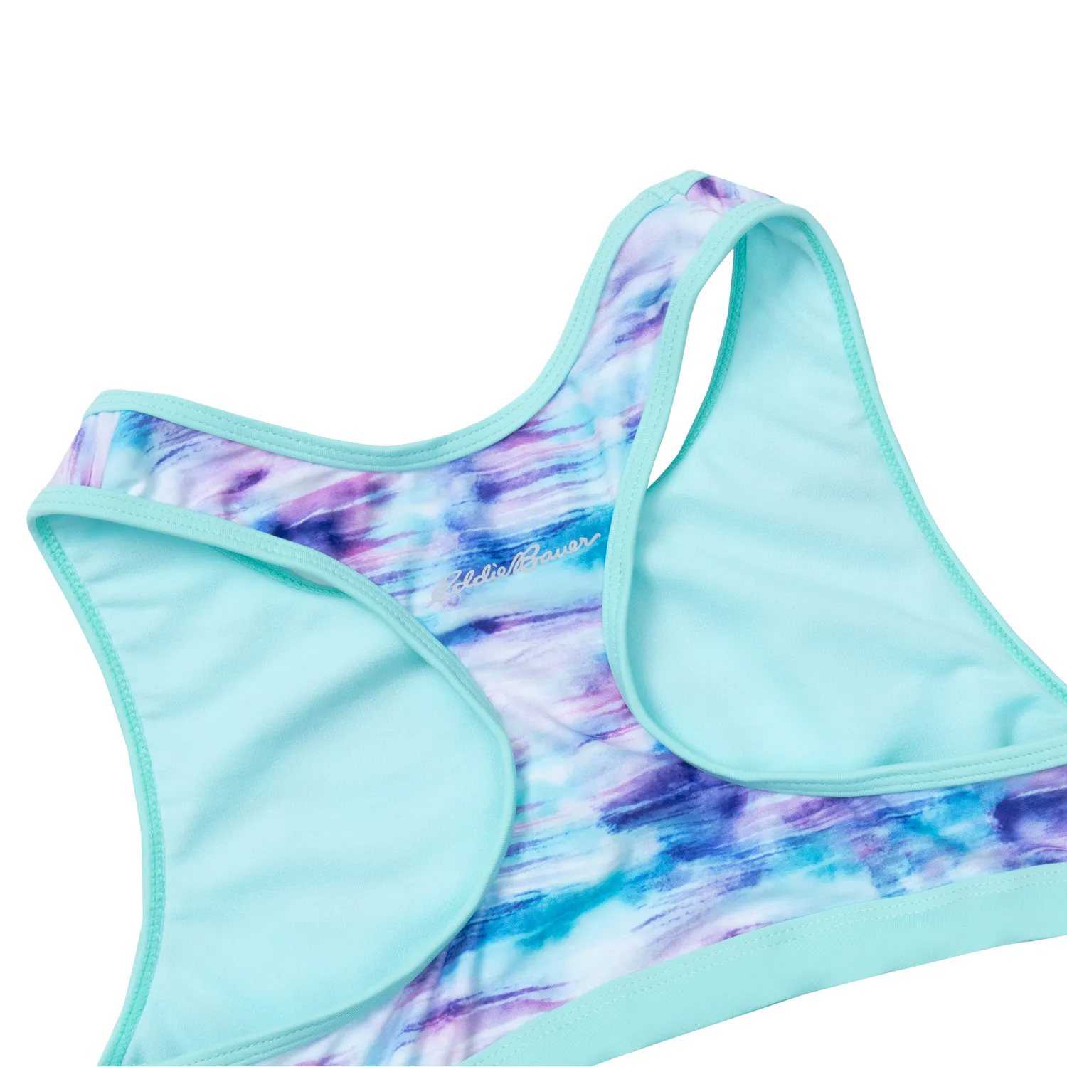 Eddie Bauer Sea Spray Ss costum baie Paradise Blue 3 piese