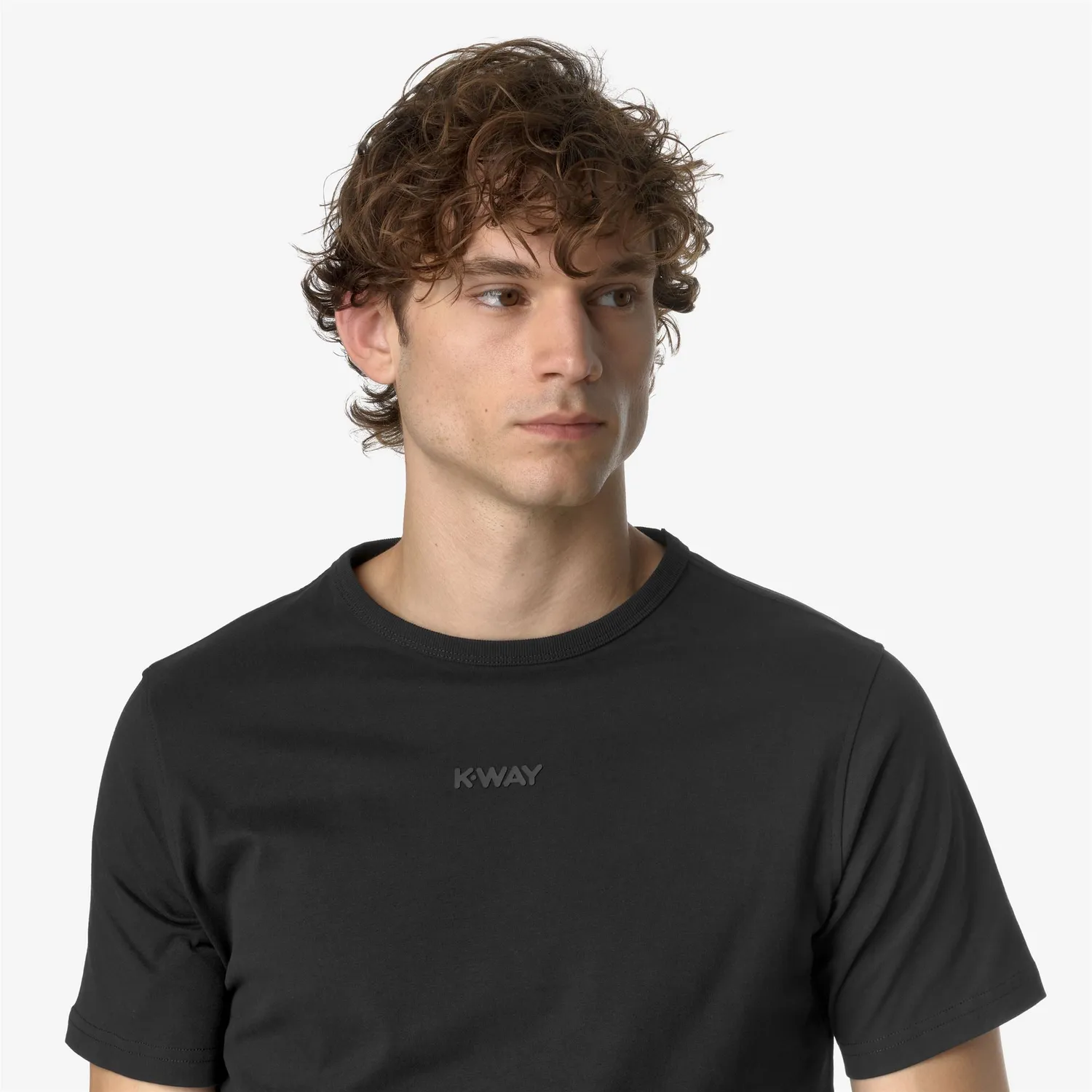 K-Way Odom tricou barbati negru din bumbac