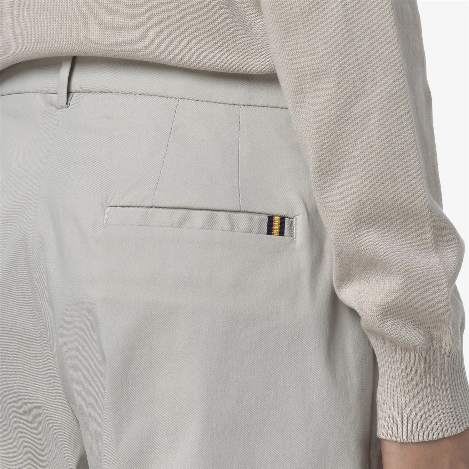 K-Way Eyre Twill Tech pantaloni chino dama bej deschis stretch