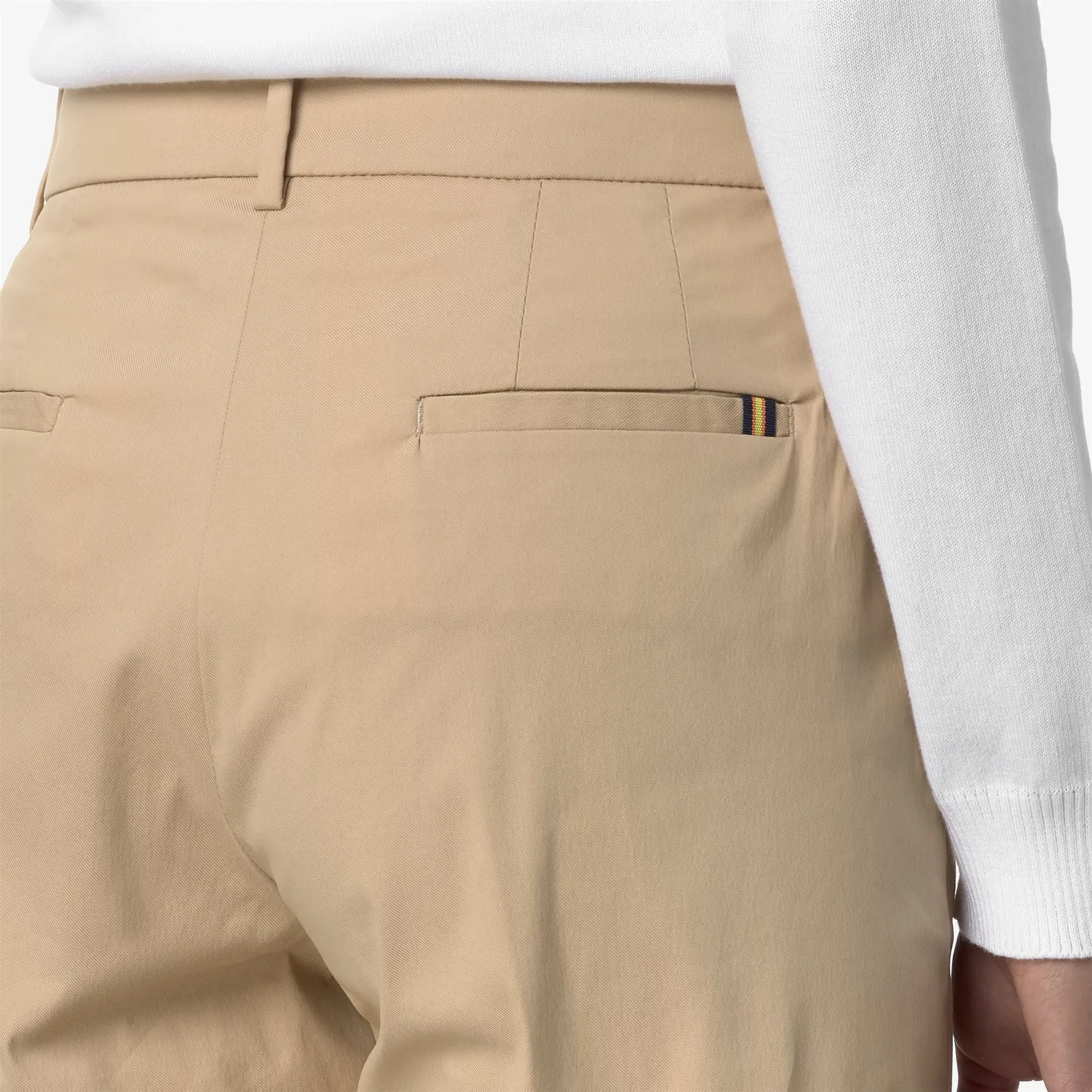 K-Way Eyre Twill Tech pantaloni chino dama beige rope