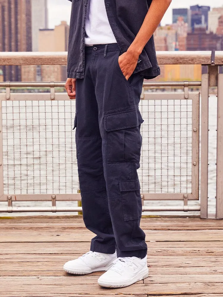 Alpha Industries ACU Pant pantaloni cargo Replica Blue bumbac