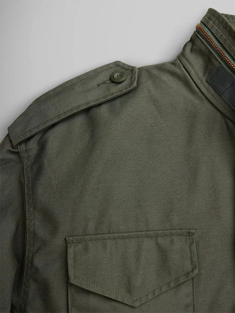 Alpha Industries M-65 geaca field olive lunga pana la coapsa