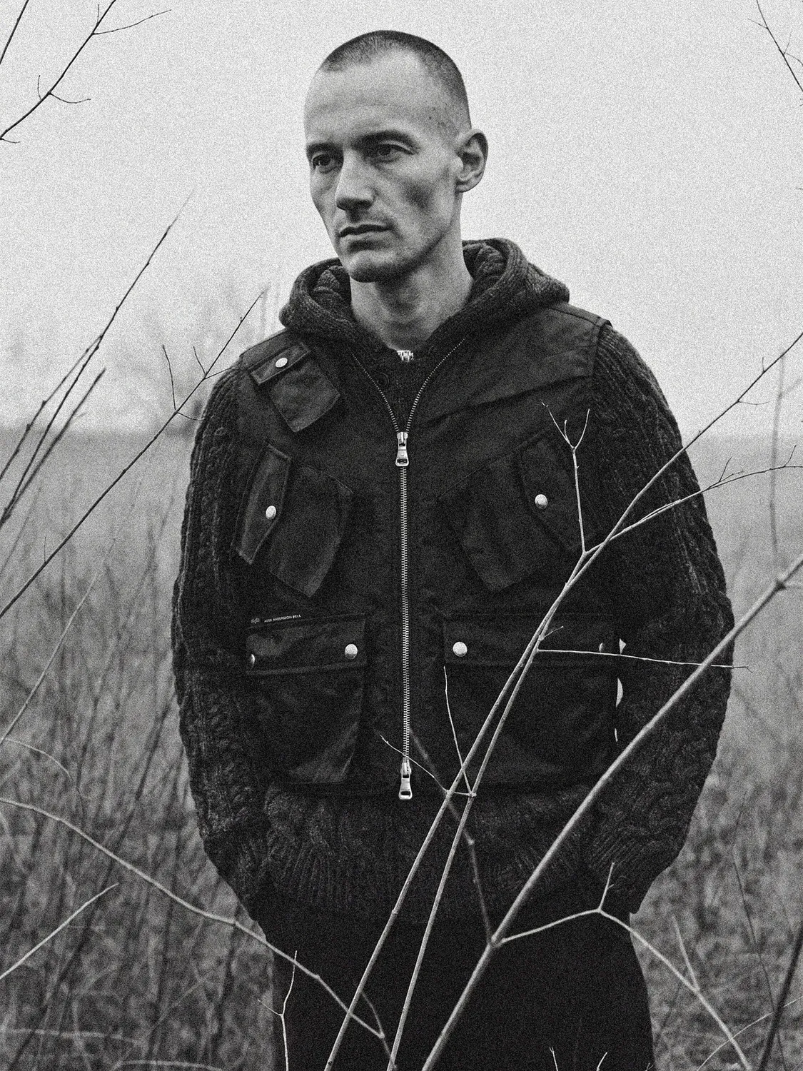 Alpha Industries Andersson Bell vesta neagra S-2XL