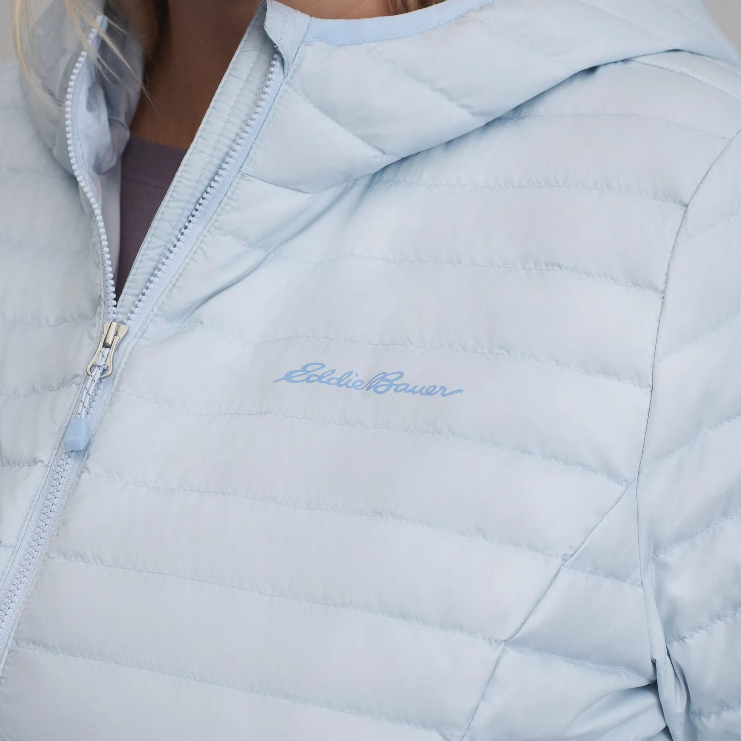 Eddie Bauer Microlight geacă puf damă neagră