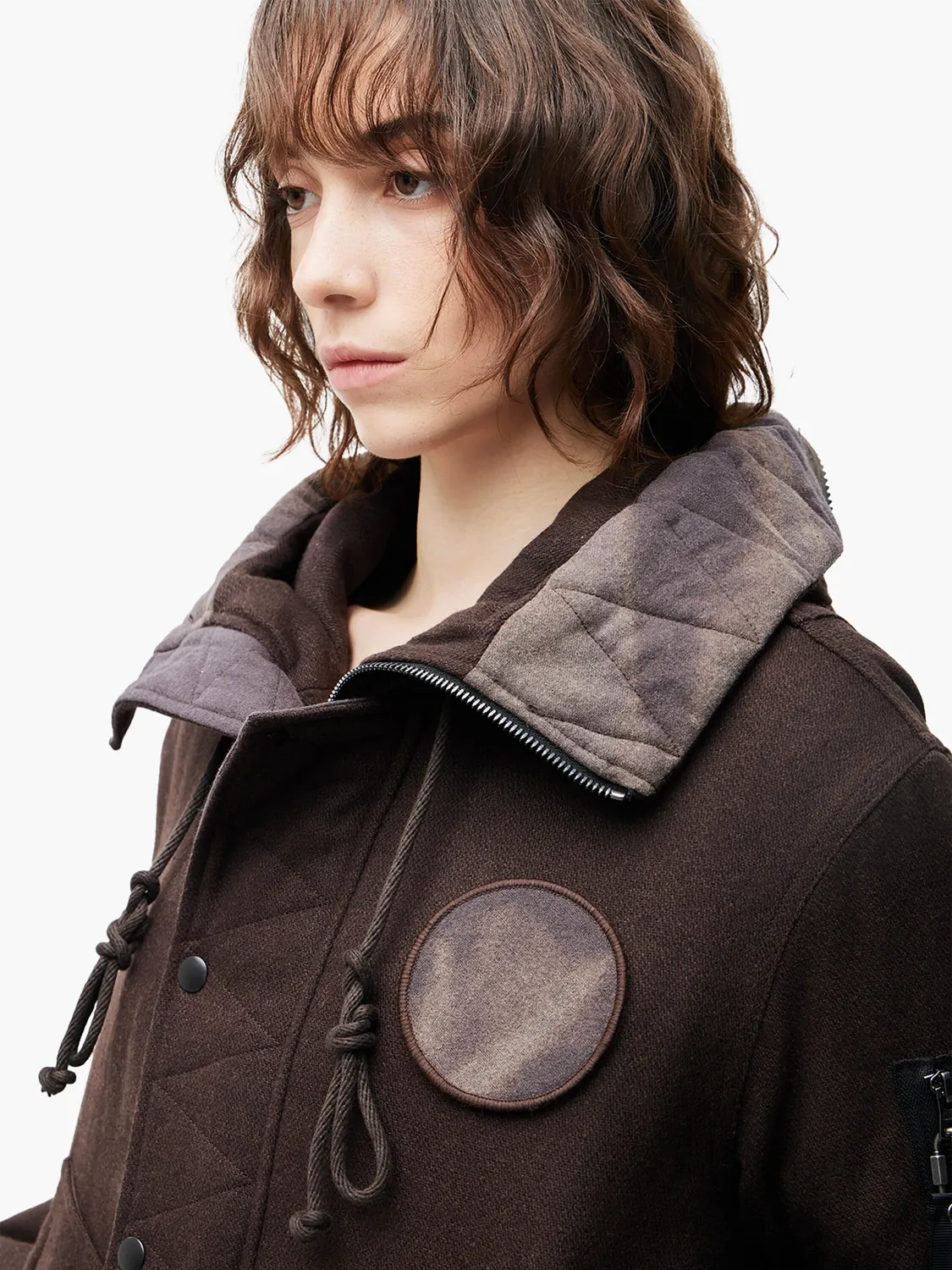 Jiyong Kim x Alpha geaca flight maro lana cu gluga