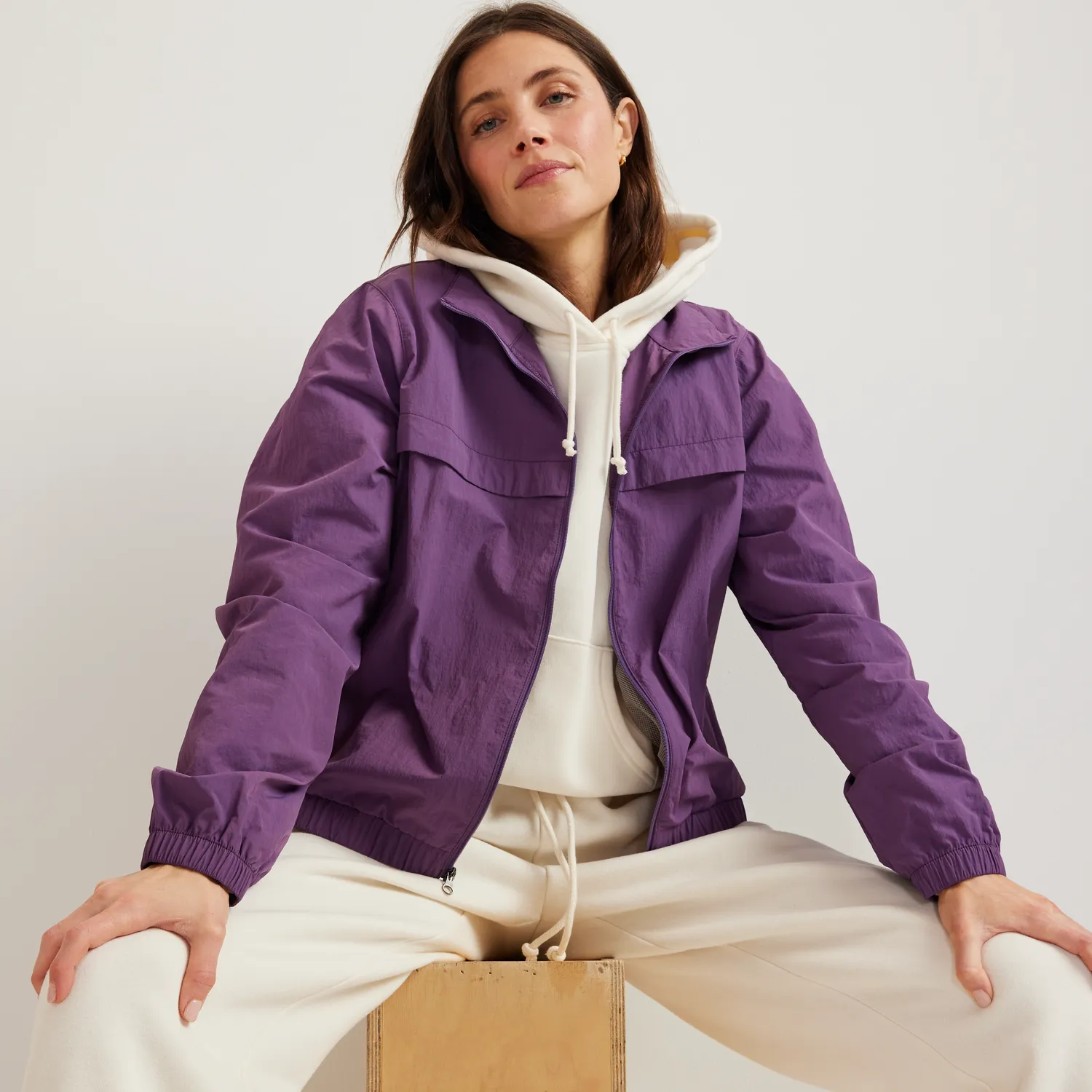 Eddie Bauer Travel Bomber jacheta dama negru packable