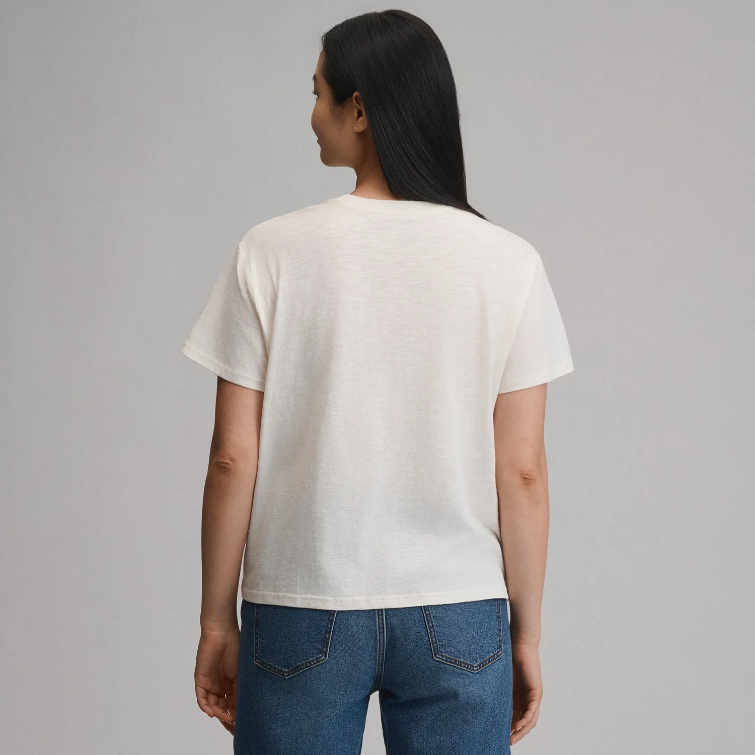 Eddie Bauer Goose tricou bumbac ivory
