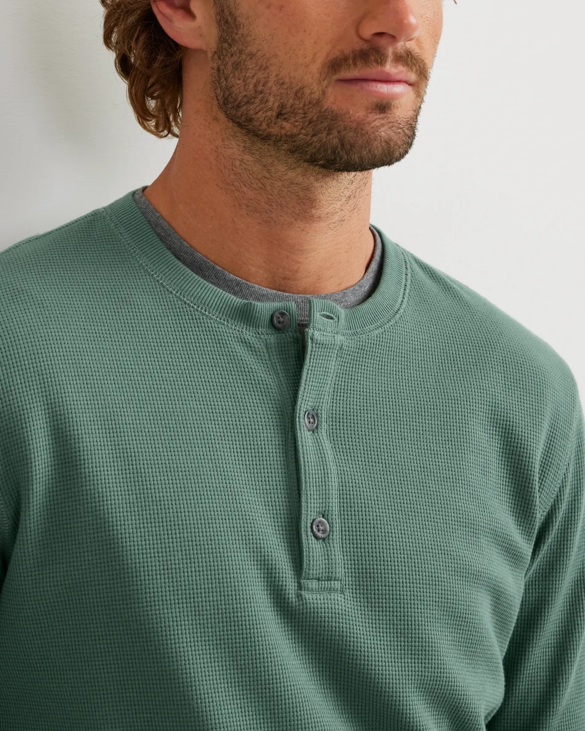 Eddie Bauer Eddie's Favorite henley termic barbati negru