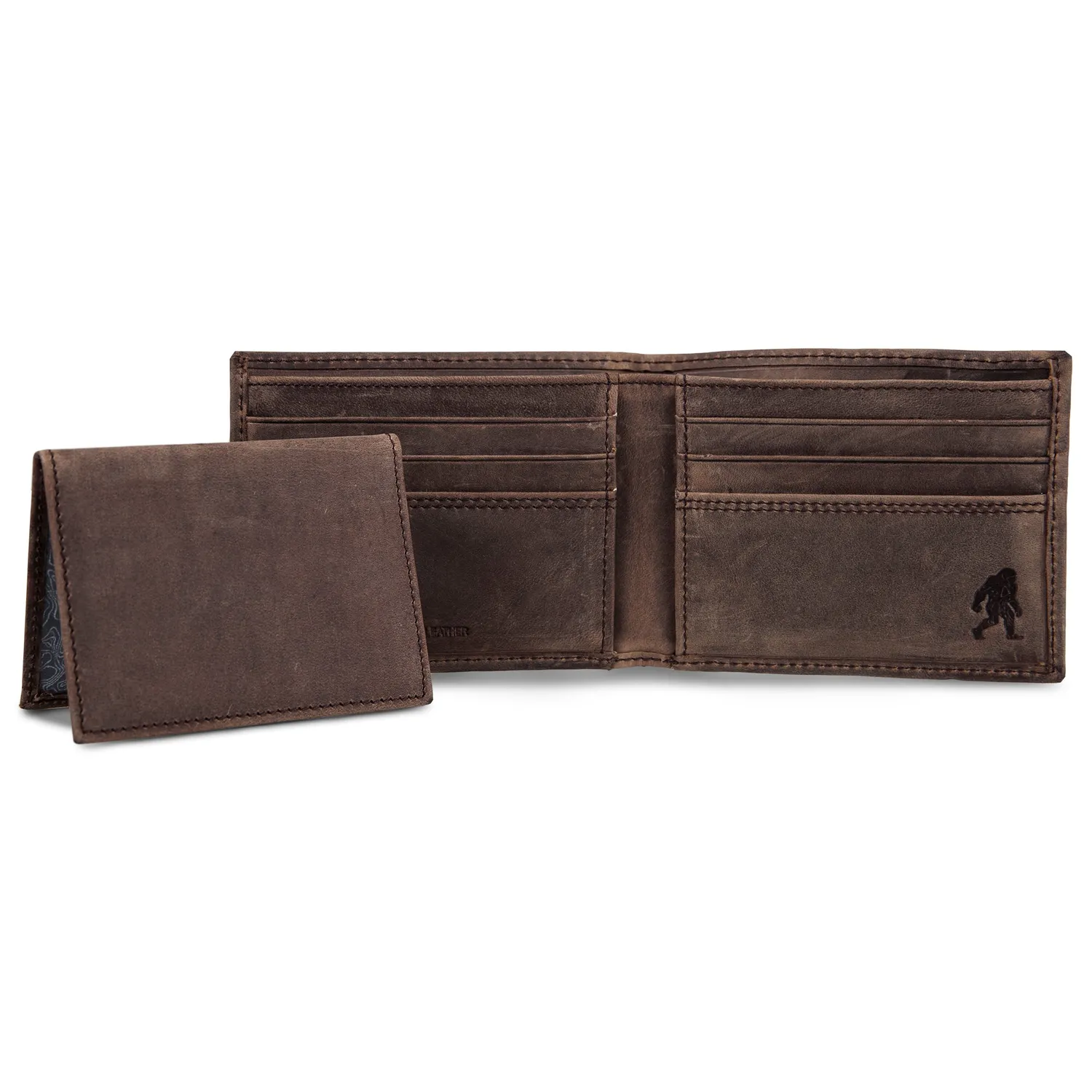 Eddie Bauer Passcase portofel piele Tan Sasquatch RFID