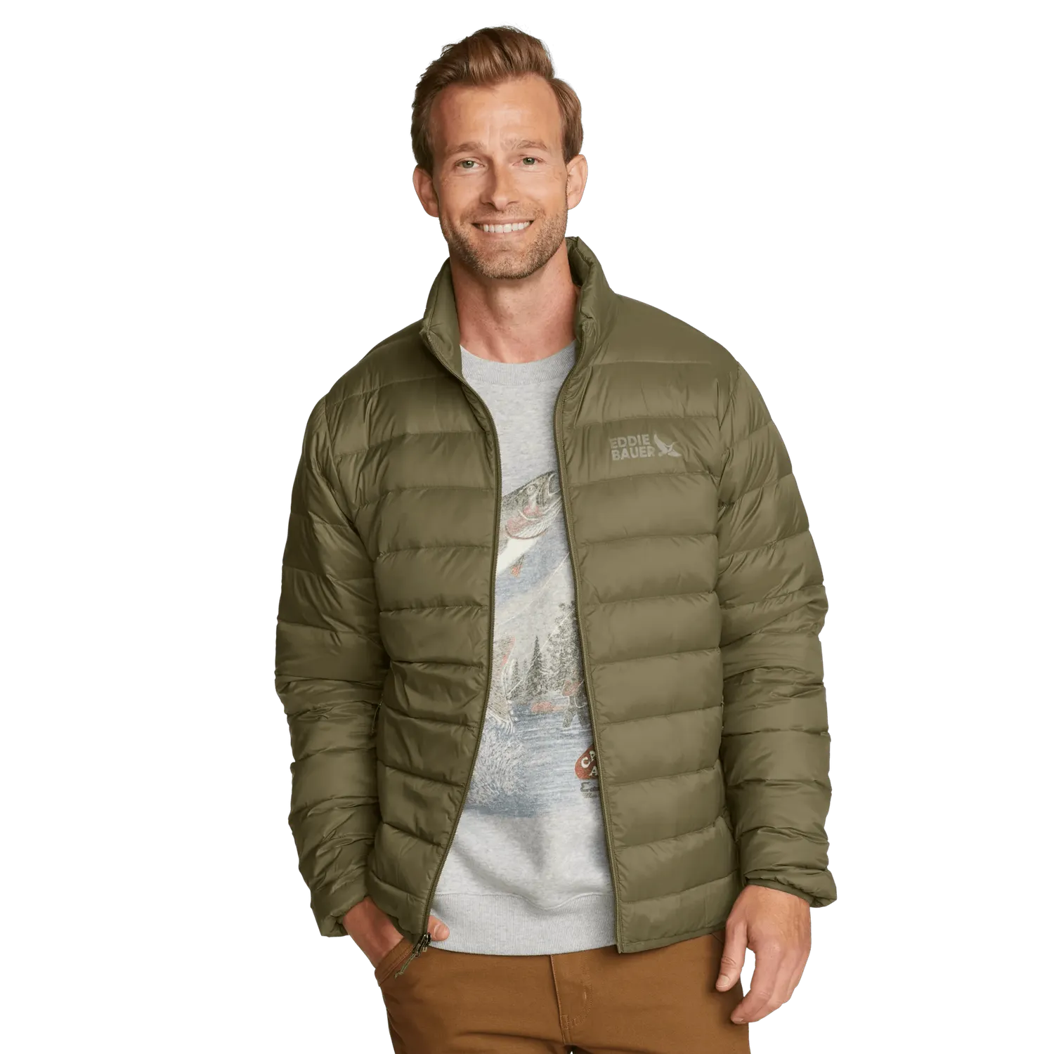 Eddie Bauer CirrusLite geaca barbati cu puf Black