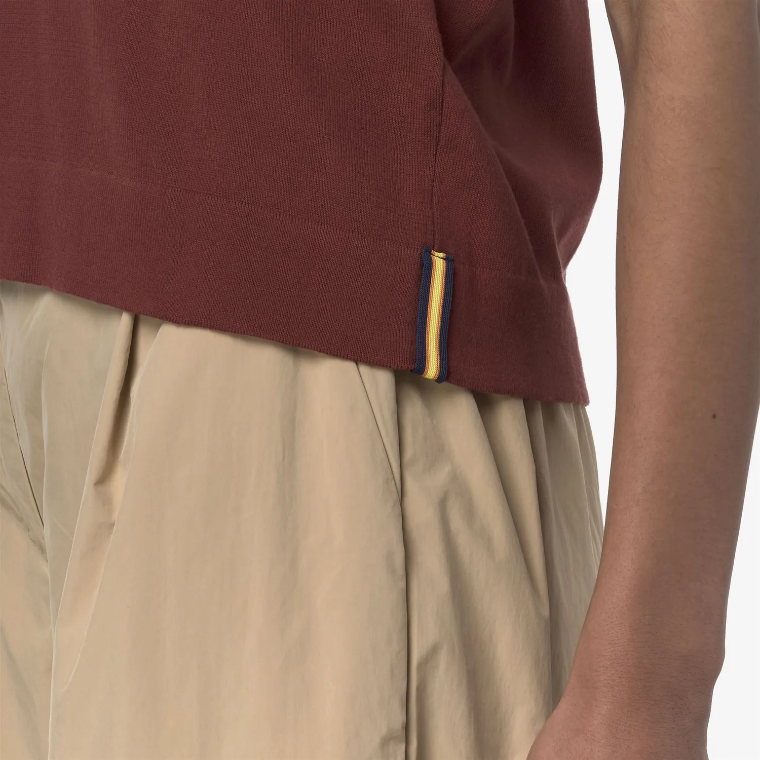 K-Way Klassic Marlhes tricou polo dama brown fiery bumbac
