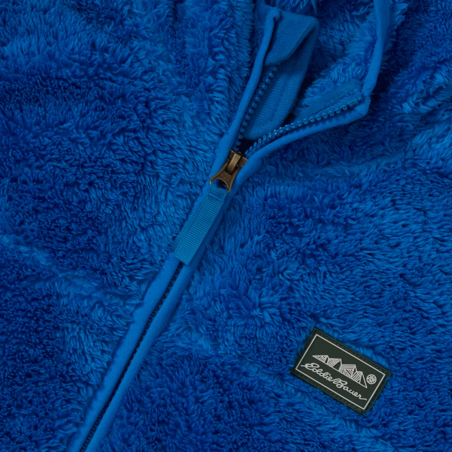 Eddie Bauer Quest Plush Fleece jacheta copii cu gluga neagra