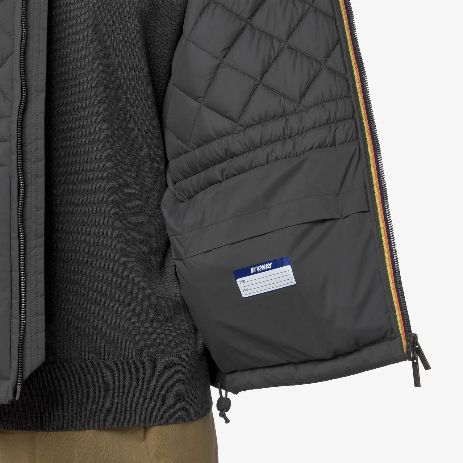 K-Way Bariol K21518W geaca barbati Grey Shadow PrimaLoft