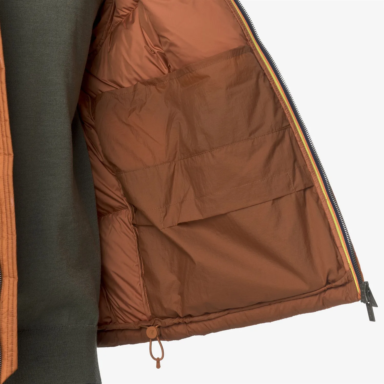 K-Way Quill Thermo Light geacă puf bărbați portocalie cu puf