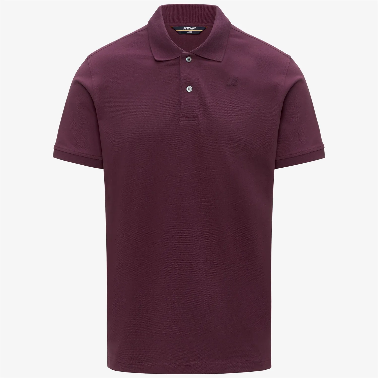 K-Way Amedee Pique Slim polo barbati violet mauve wine