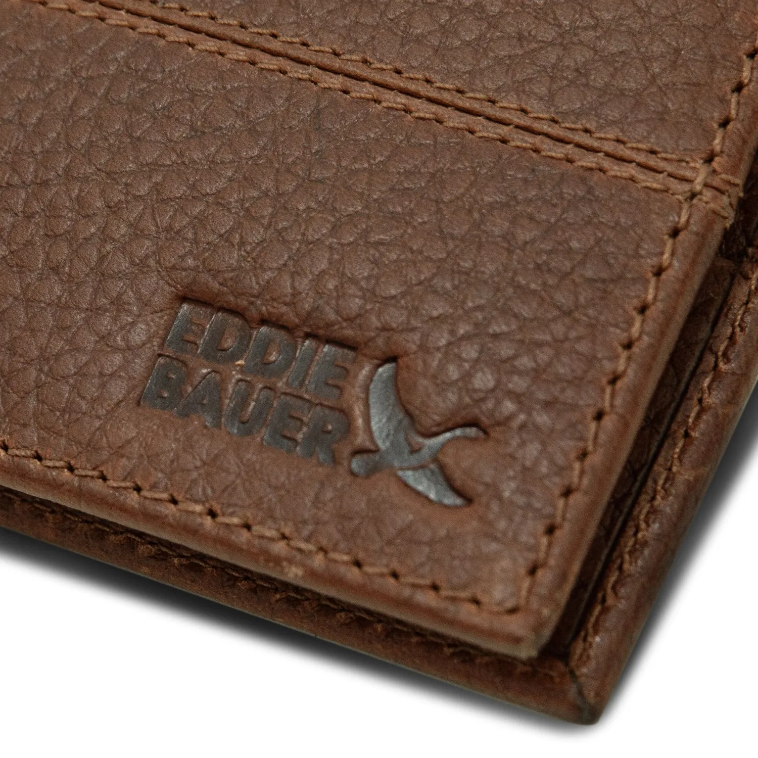 Eddie Bauer Extra Capacity Rugged portofel piele negru RFID