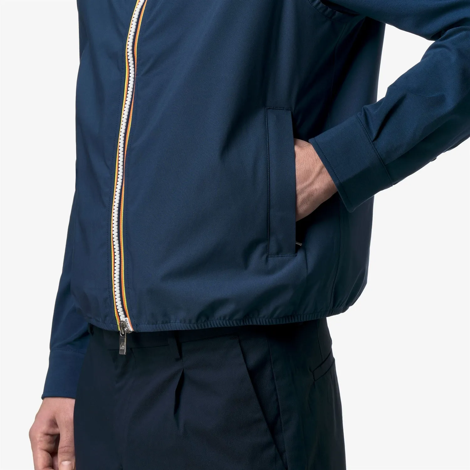 K-Way Valen Stretch Dot K5127SW vesta barbati albastră impermeabilă