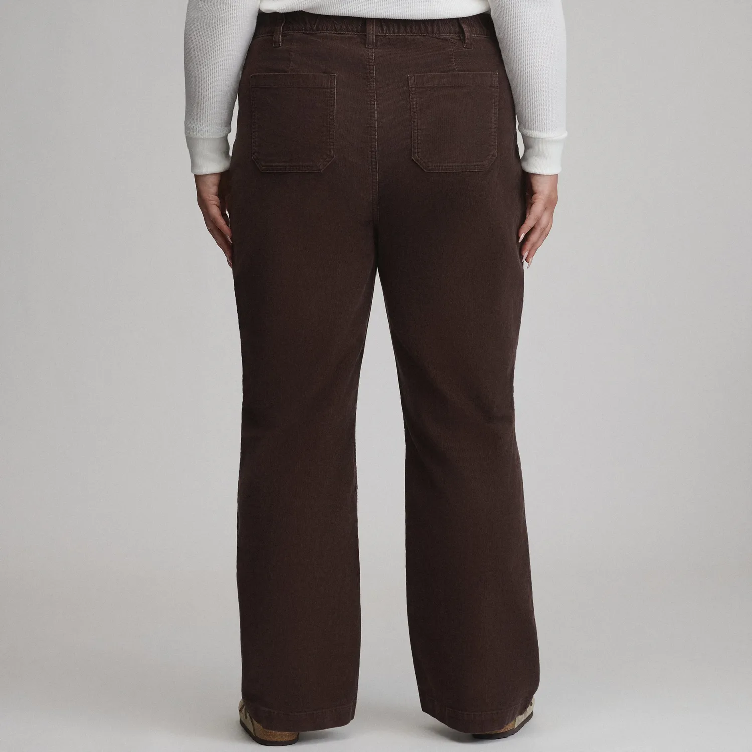 Eddie Bauer True Icon Stretch pantaloni damă Deep Wisteria elastici