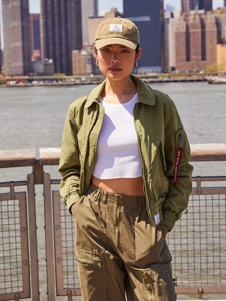 Alpha Industries CWU 36/P Mod Bomber Jacket geaca dama verde
