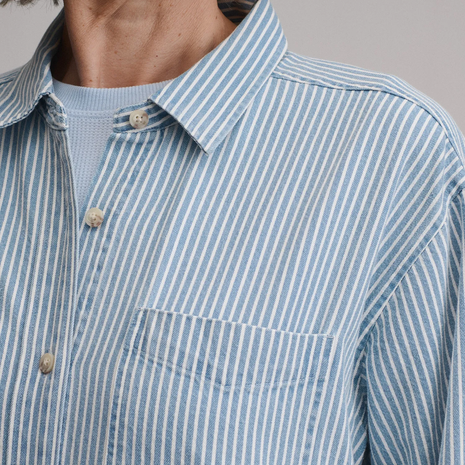 Eddie Bauer Boyfriend camasa denim Cascade dama